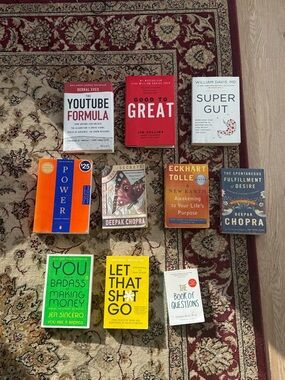 Books bundle self improvement self development spiritual books
